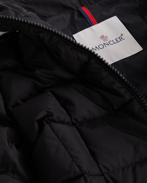 
  
    Moncler
  
    Enfant
  
 Girls Black Charpal Long Down Jacket