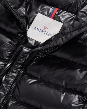 
  
    Moncler
  
    Enfant
  
 Girls Black Moka Long Down Jacket