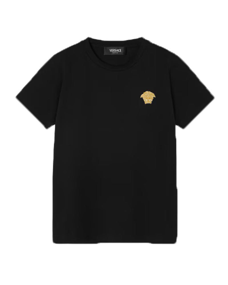 Black Medusa Embroiderd T-Shirt