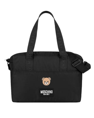 
  
    Moschino
  
 Black Nylon Change Bag