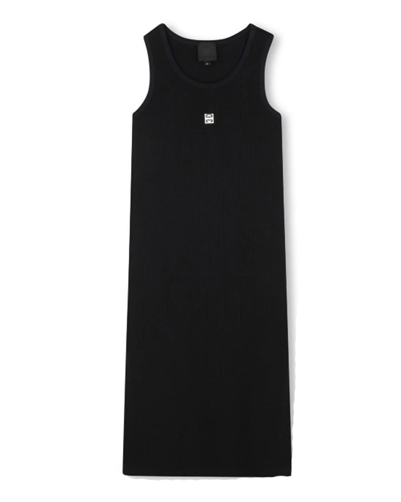 Girls Black Logo Dress