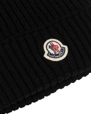 
  
    Moncler
  
    Enfant
  
 Black Knit Hat