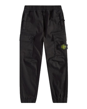 
  
    Stone
  
    Island
  
    Junior
  
 Boys Black Cargo Pants
