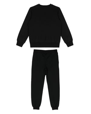 
  
    Moschino
  
 Boys Black Logo Tracksuit
