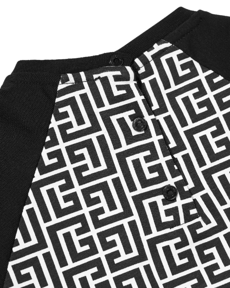 
  
    Balmain
  
 Baby Boys Black Monogram T-Shirt