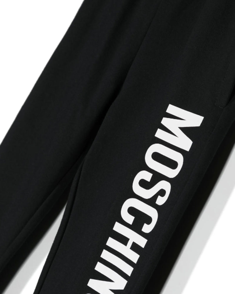 Boys Black Logo Tracksuit