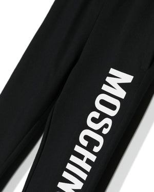 
  
    Moschino
  
 Boys Black Logo Tracksuit