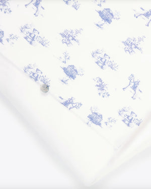 
  
    Pureté
  
    Du
  
    Bébé
  
 Baby Boys Blue/Ivory Toile De Jouy  Velour Blanket