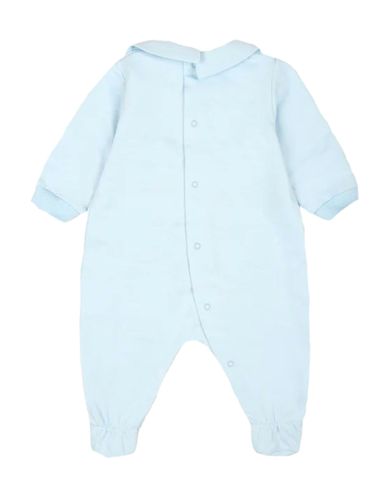 Baby Boys Blue Teddy Onesie