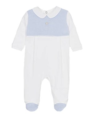 
  
    Pureté
  
 Baby Boys Blue Onesie