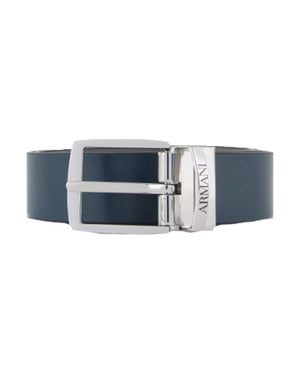 
  
    Emporio
  
    Armani
  
 Boys Navy/Grey Reversible Belt