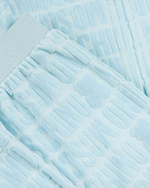 
  
    Moschino
  
 Baby Blue Chenille Tracksuit