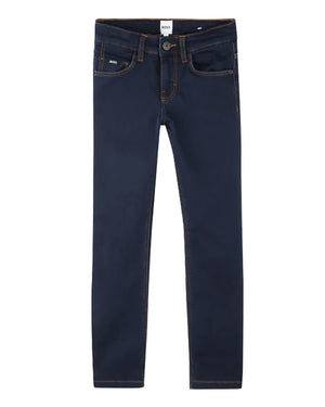 
  
    Boss
  
 Boys Blue Slim Fit Denim