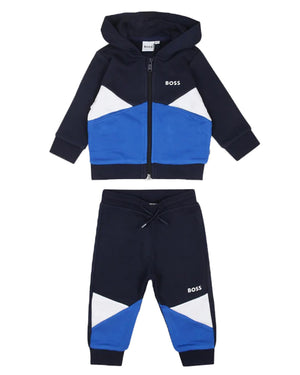 
  
    Boss
  
 Baby Boys Blue Tracksuit