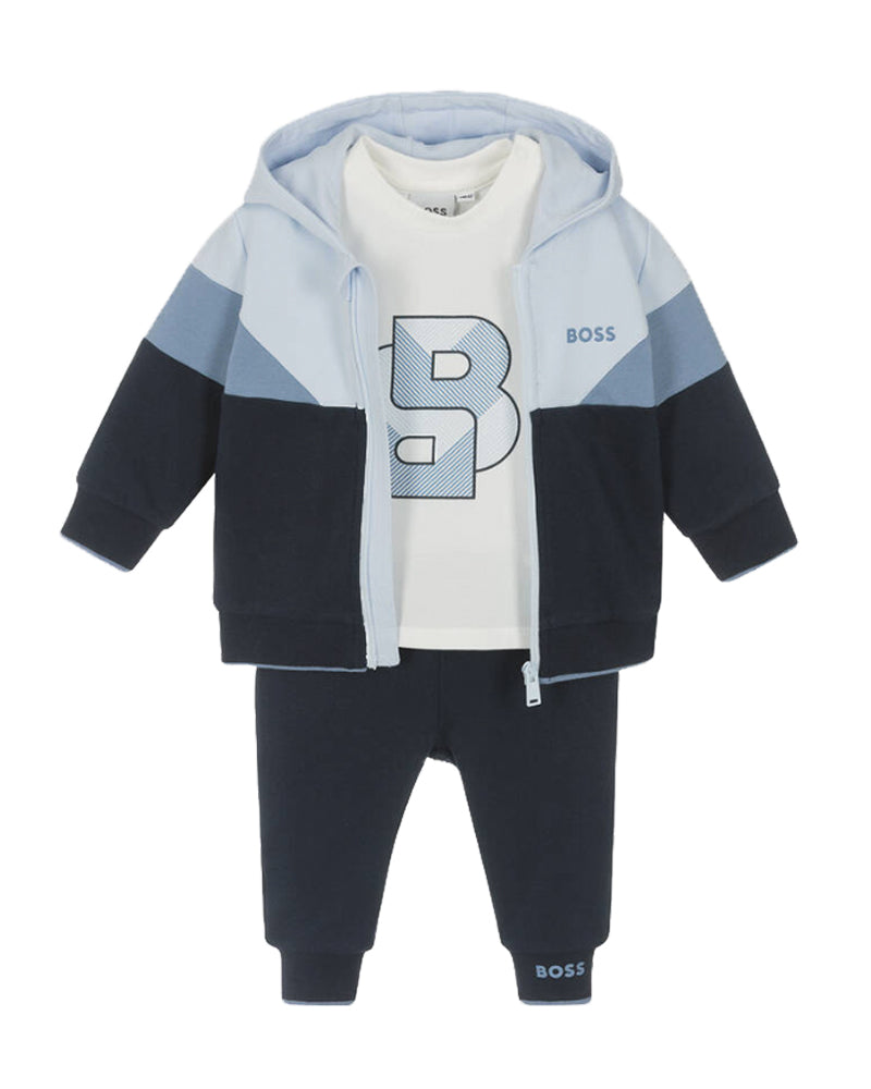 Boss, Baby Boys Navy Tracksuit Set