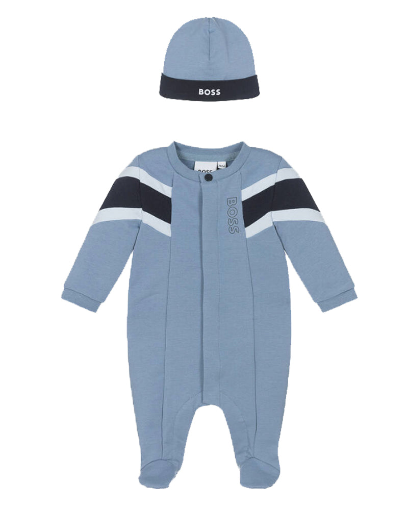 Hugo Boss Kids Baby Boys Blue Gift Set - Main Image
