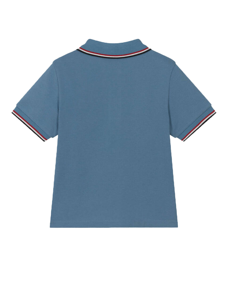 Boys Blue Logo Polo