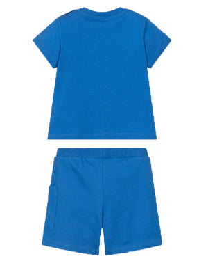 
  
    Moschino
  
 Baby Boys Blue Bear T & Short Set