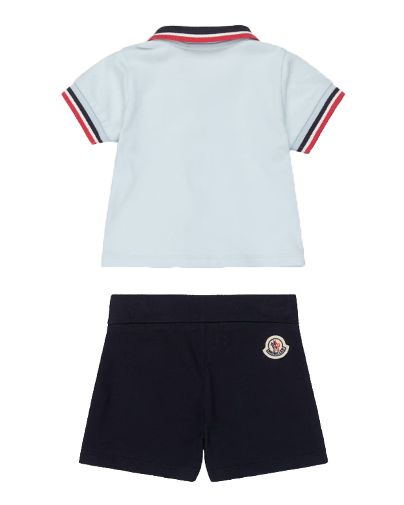 
  
    Moncler
  
    Enfant
  
 Baby Boys Blue Polo & Short Set