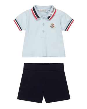 
  
    Moncler
  
    Enfant
  
 Baby Boys Blue Polo & Short Set