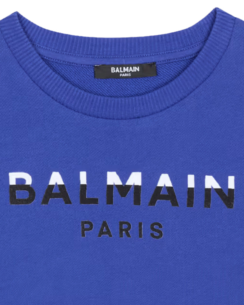 Balmain blue sweatshirt online