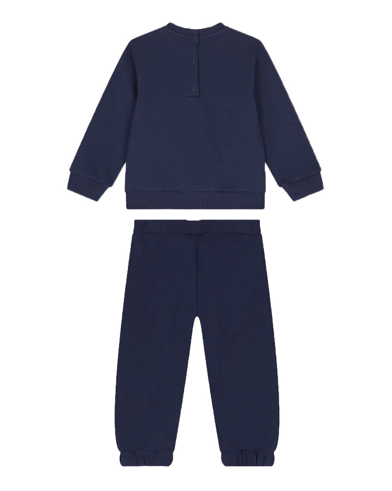 Baby Boys Navy Logo Tracksuit