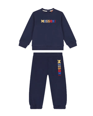 
  
    Missoni
  
 Baby Boys Navy Logo Tracksuit