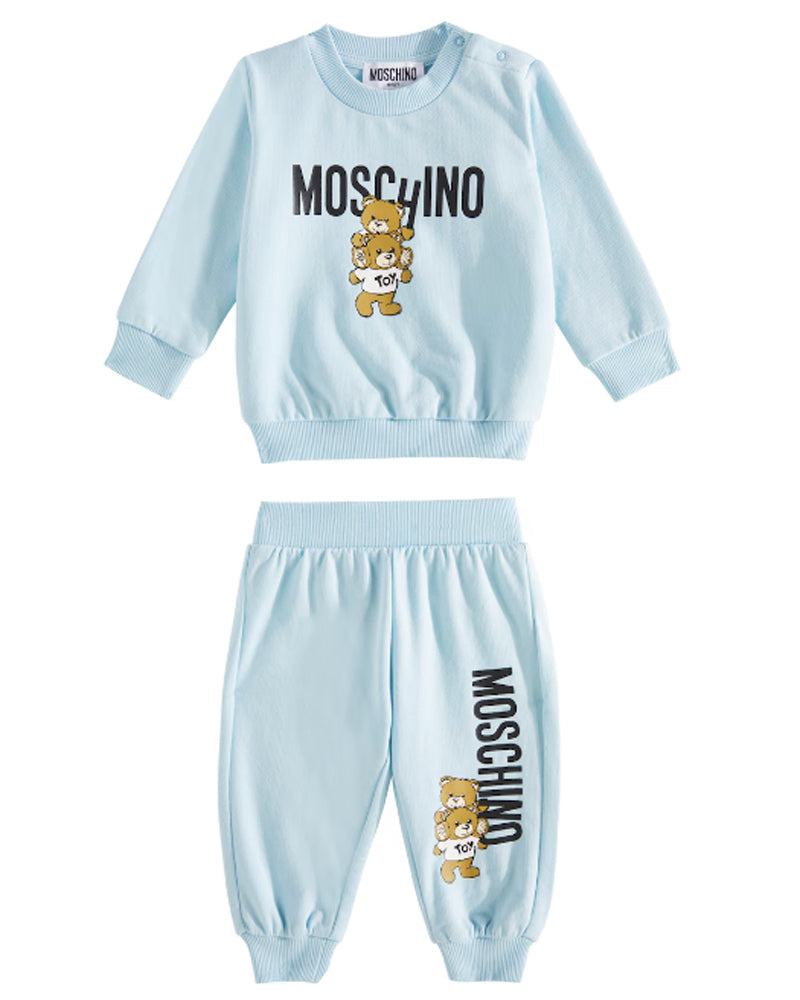 Moschino baby boy tracksuit hotsell