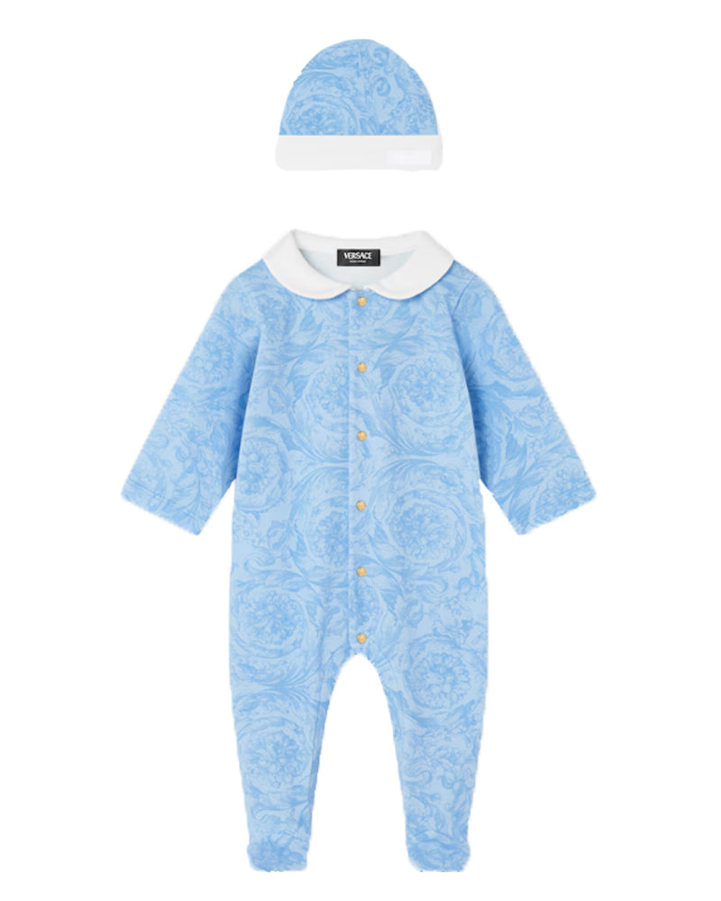 
  
    Versace
  
 Baby Boys Blue Barocco Gift Set