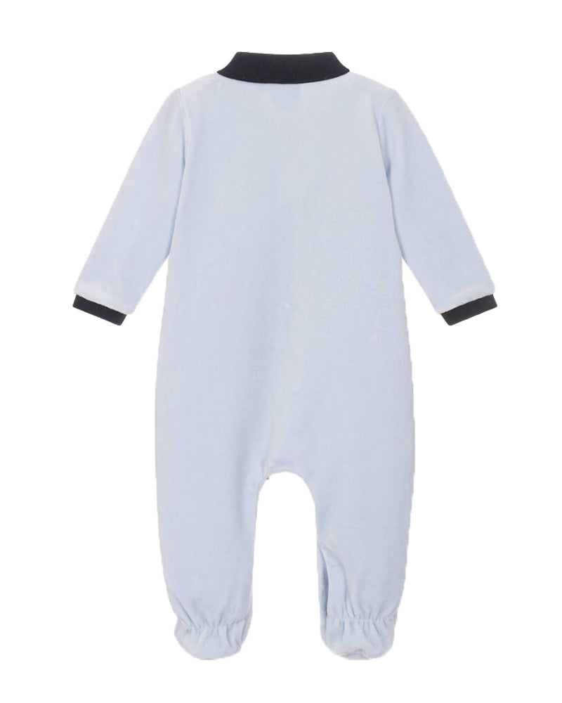 Baby Boys Blue Polo Onesie