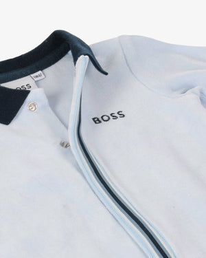 
  
    Boss
  
 Baby Boys Blue Polo Onesie