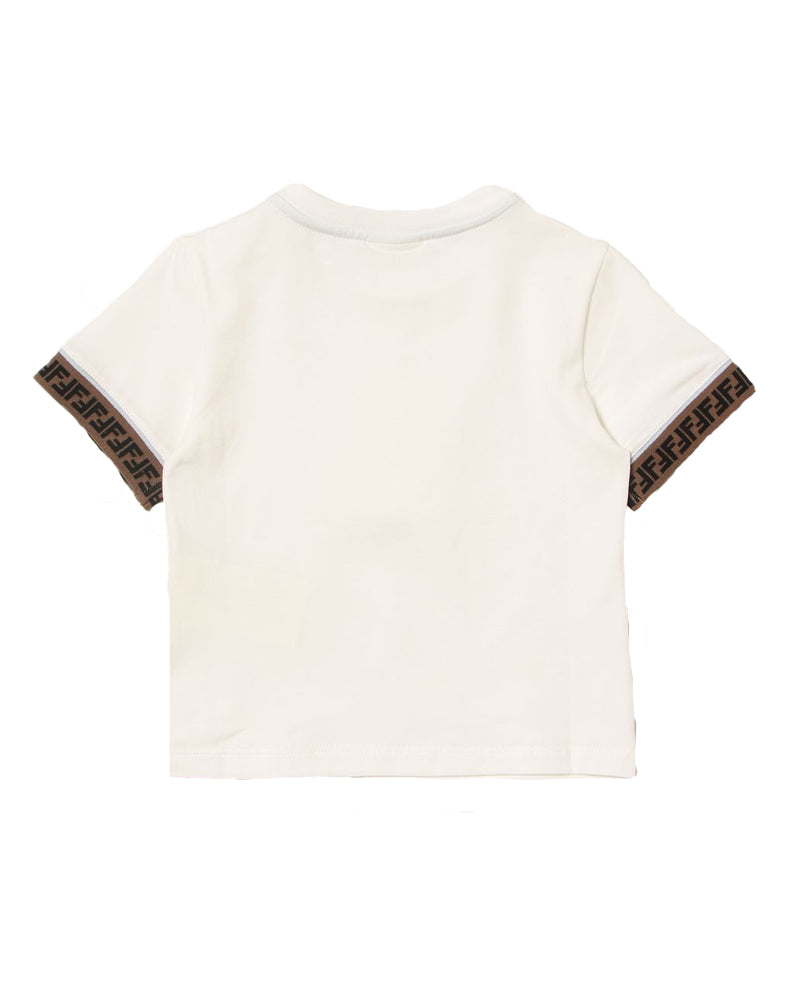 
  
    Fendi
  
 Baby Boys White Tape T-Shirt