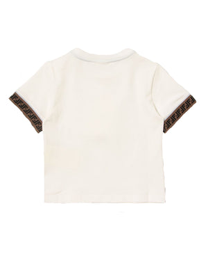 
  
    Fendi
  
 Baby Boys White Tape T-Shirt