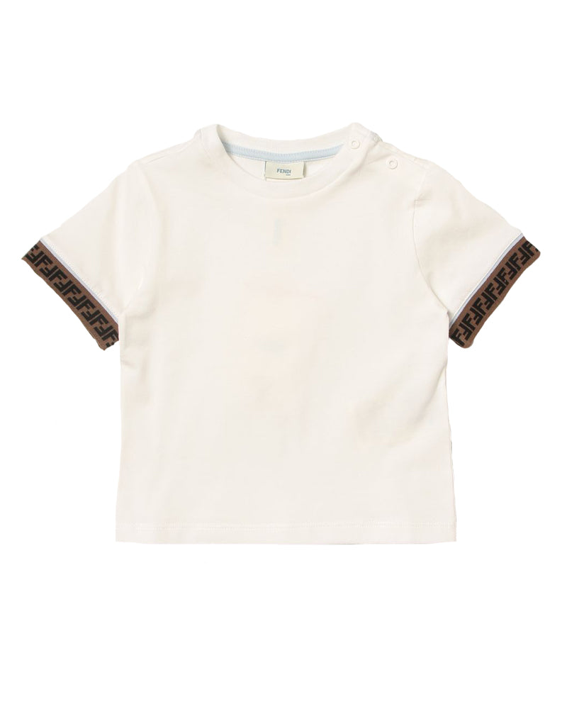 
  
    Fendi
  
 Baby Boys White Tape T-Shirt