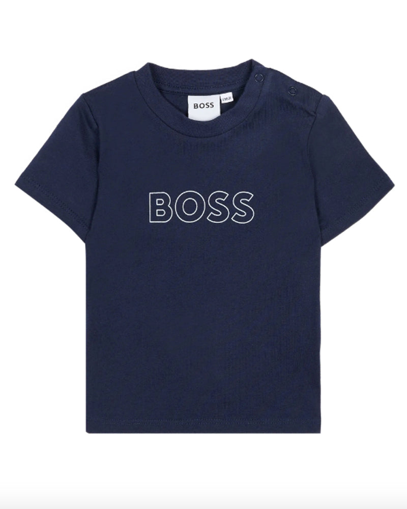 
  
    Boss
  
 Baby Boys Blue 3 Piece Tracksuit