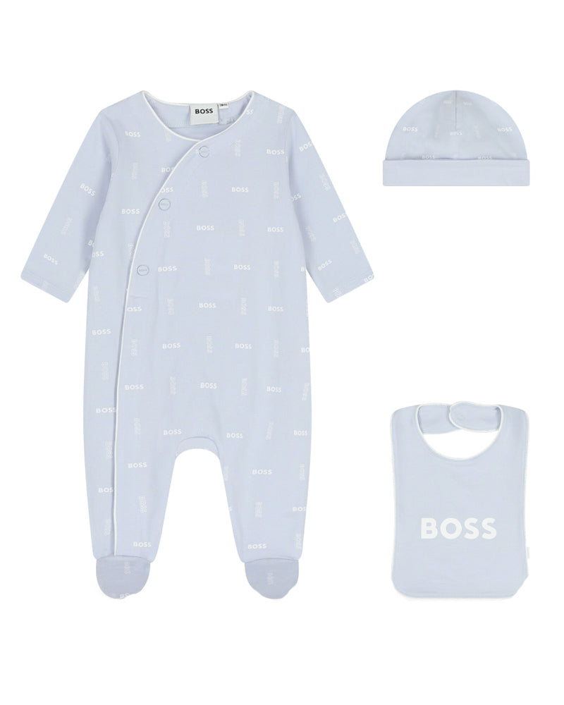 
  
    Boss
  
 Baby Boys Blue Gift Set