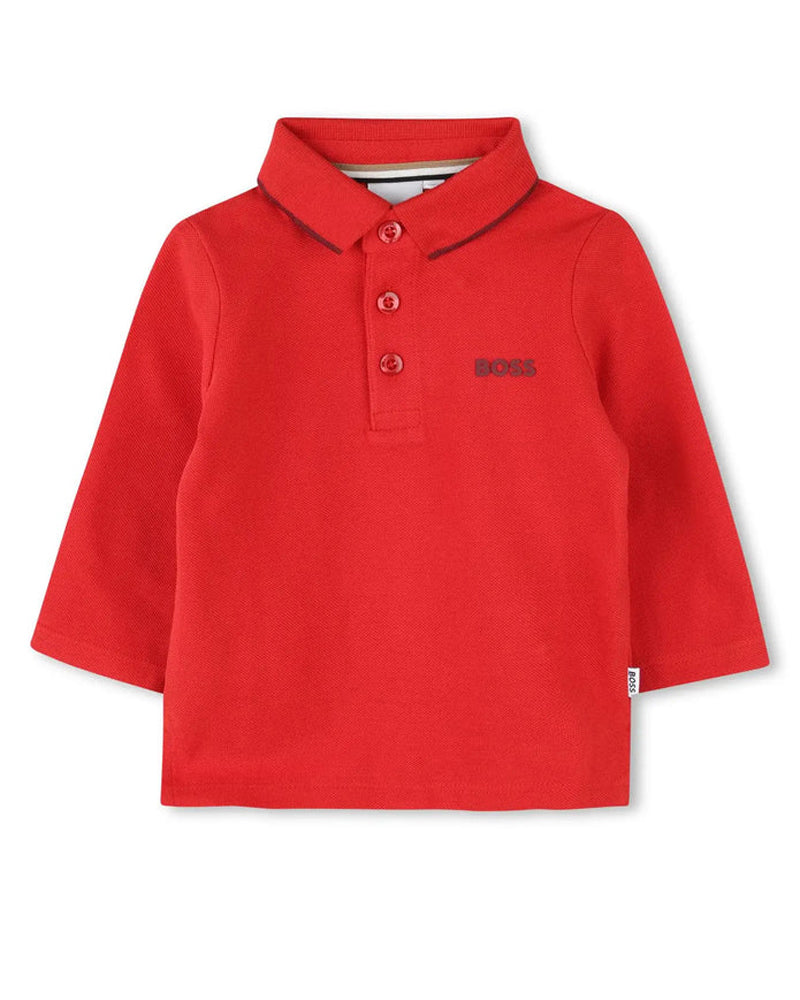 Baby Boys Red Polo