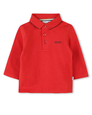 
  
    Boss
  
 Baby Boys Red Polo