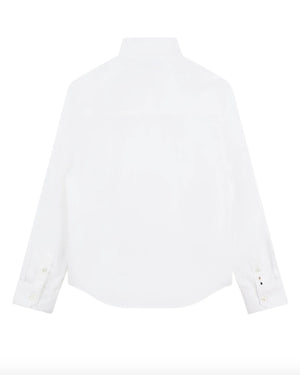 
  
    Boss
  
 Boys White Button Down Shirt