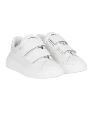 
  
    Emporio
  
    Armani
  
 Boys White Velcro Sneaker