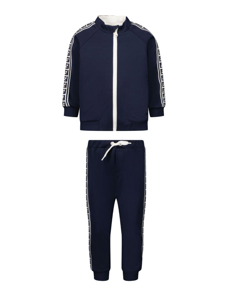 Baby Boys Navy Tracksuit