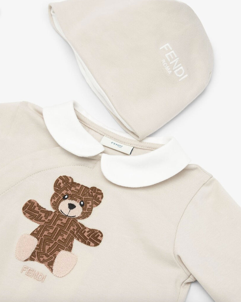 Fendi Kids Baby Beige Gift Set