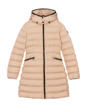 
  
    Moncler
  
    Enfant
  
 Girls Pink Charpal Long Down Jacket