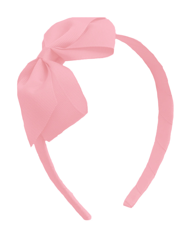 Connie Bow Hairband - Candy Pink