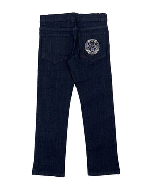 
  
    Dolce
  
    &
  
    Gabbana
  
 Boys Blue Crest Denim