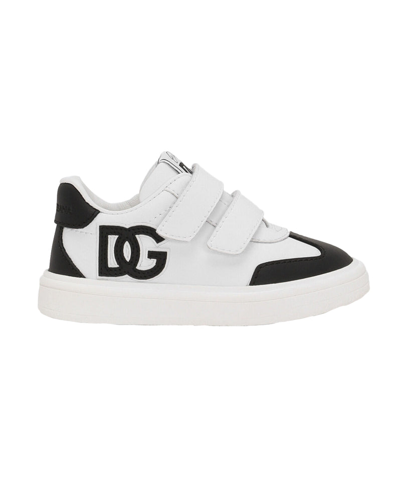 Toddler White DG Sneakers