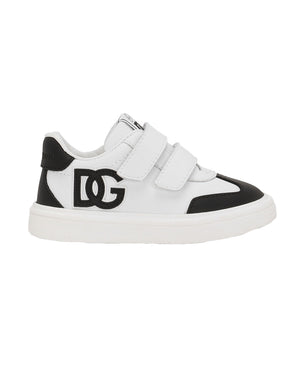 
  
    Dolce
  
    &
  
    Gabbana
  
 Toddler White DG Sneakers