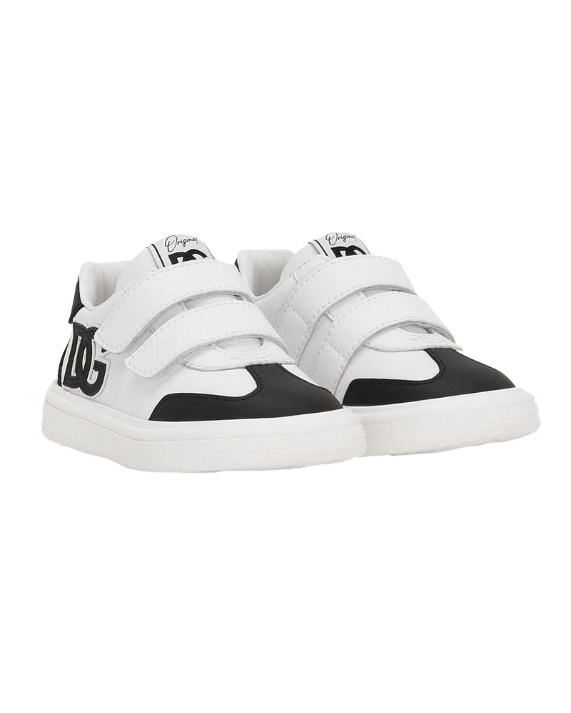 Toddler White DG Sneakers