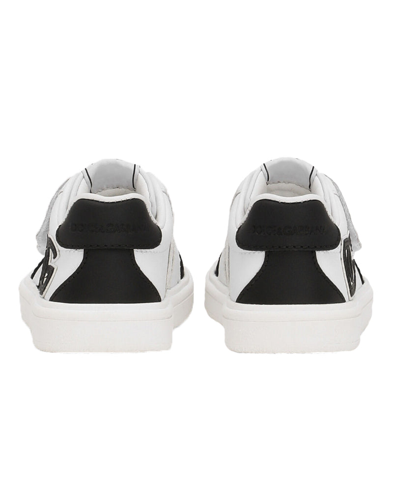 Toddler White DG Sneakers