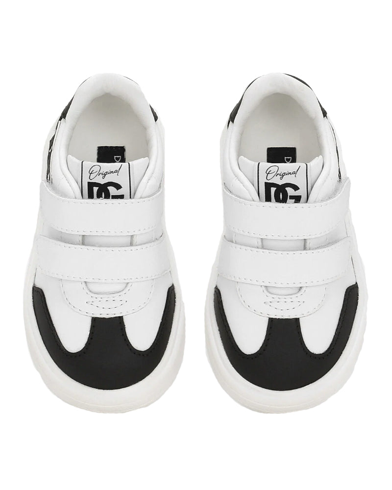 Toddler White DG Sneakers